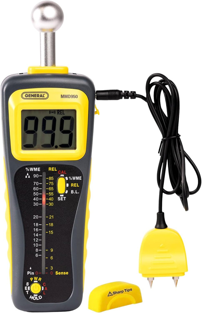 Moisture Meter MMD950 - Humidity Sensor - Pin Type / Pinless Device - Spherical