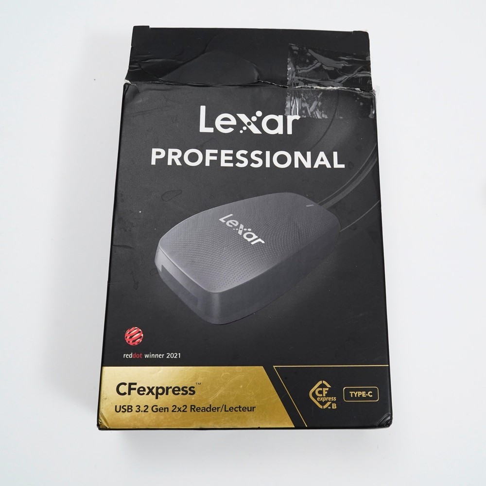 Lexar CFexpress Type B USB 3.2 Gen 2x2 Card Reader w/ Box Tested