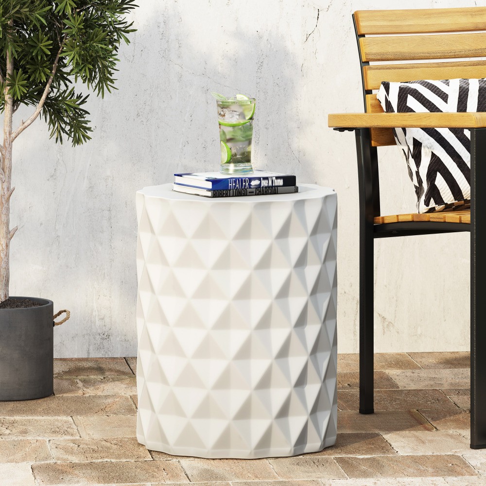 Outdoor Light Weight Concrete Side Table