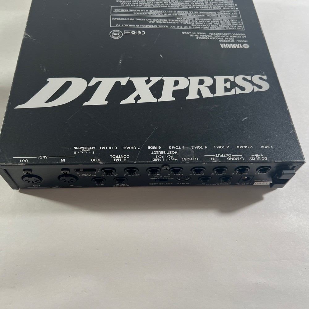 YAMAHA DTXPRESS DRUM TRIGGER MODULE W/POWER ADAPTER