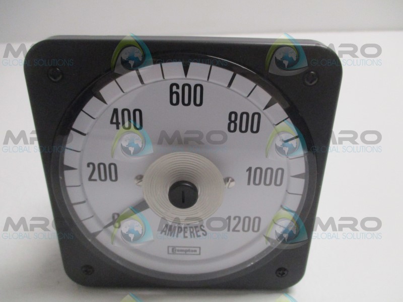CROMPTON 007-05FA-LSSU-C7 PANEL METER 0-1200 ACA NSMP