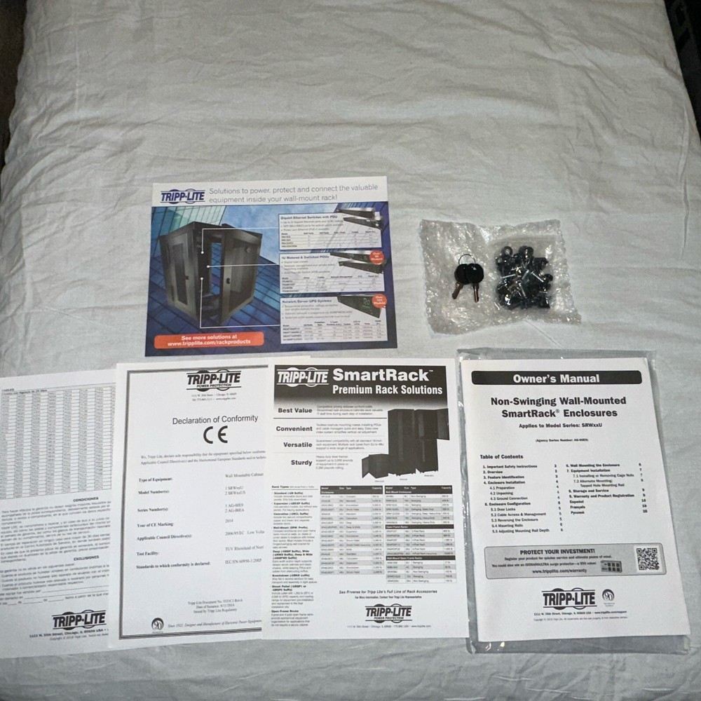 Tripp Lite SmartRack 6U Server Rack SRW6U, Wall-Mount, Vented, 200lb, Locking