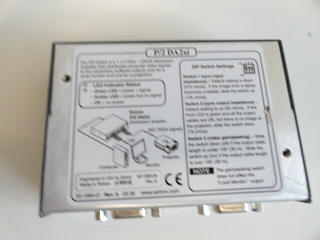 BB9: Extron Electronics P/2 DA2xi VGA Distribution Amplifier
