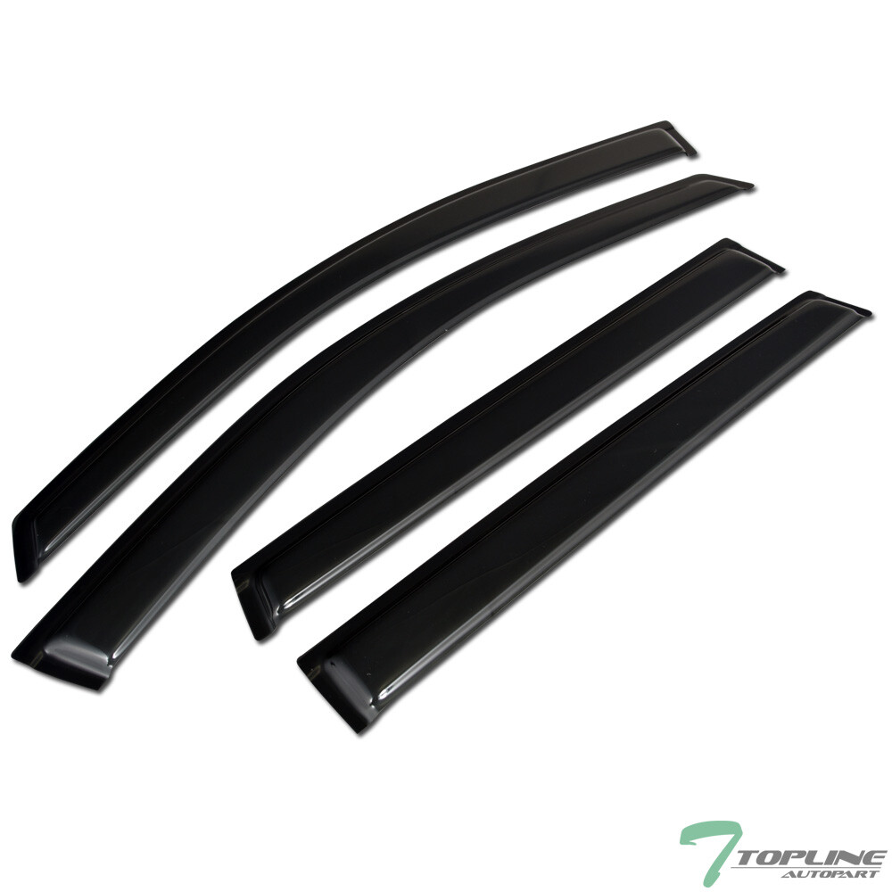 Topline For 2009-2017 Chevy Traverse Sun Rain Guard Vent Shade Window Visors 4pc