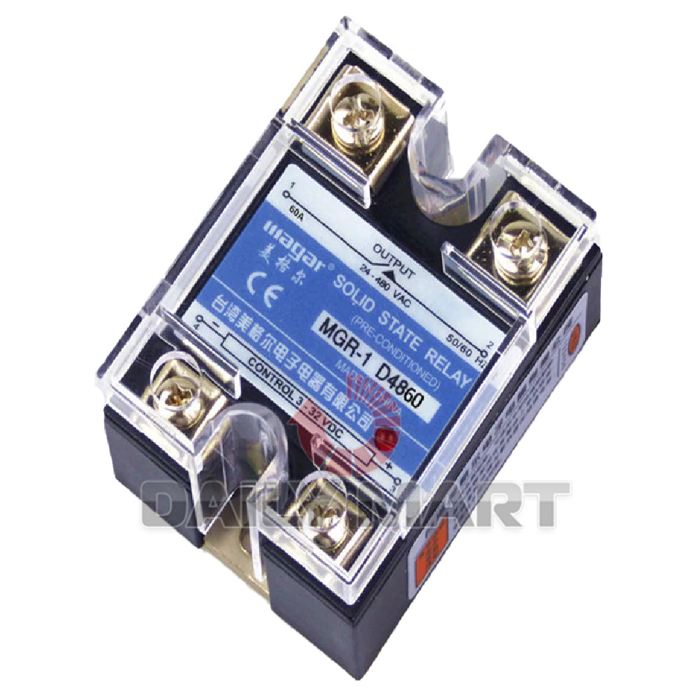 New In Box MEGGER MGR-1 D4860 Solid State Relay 220V