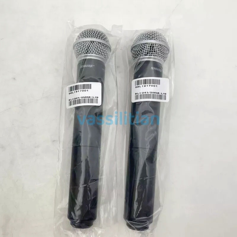 NEW Shure BLX288/PG58 Handheld Wireless Microphone System Come with 2 Microphone