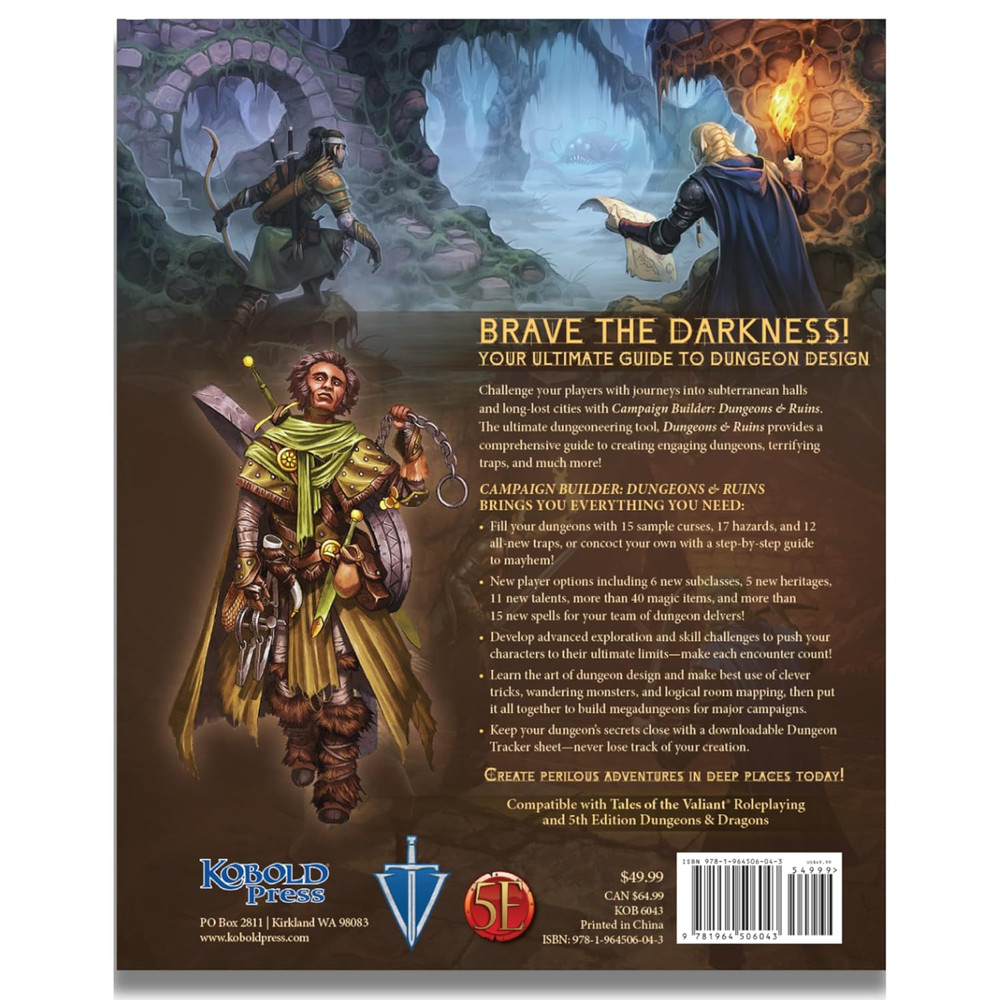 Kobold Press: 5E: Campaign Builder: Dungeons & Ruins