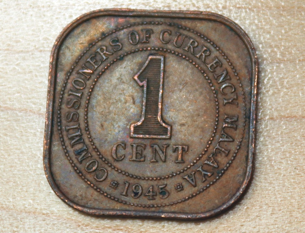 1945 Malaya 1 Cent