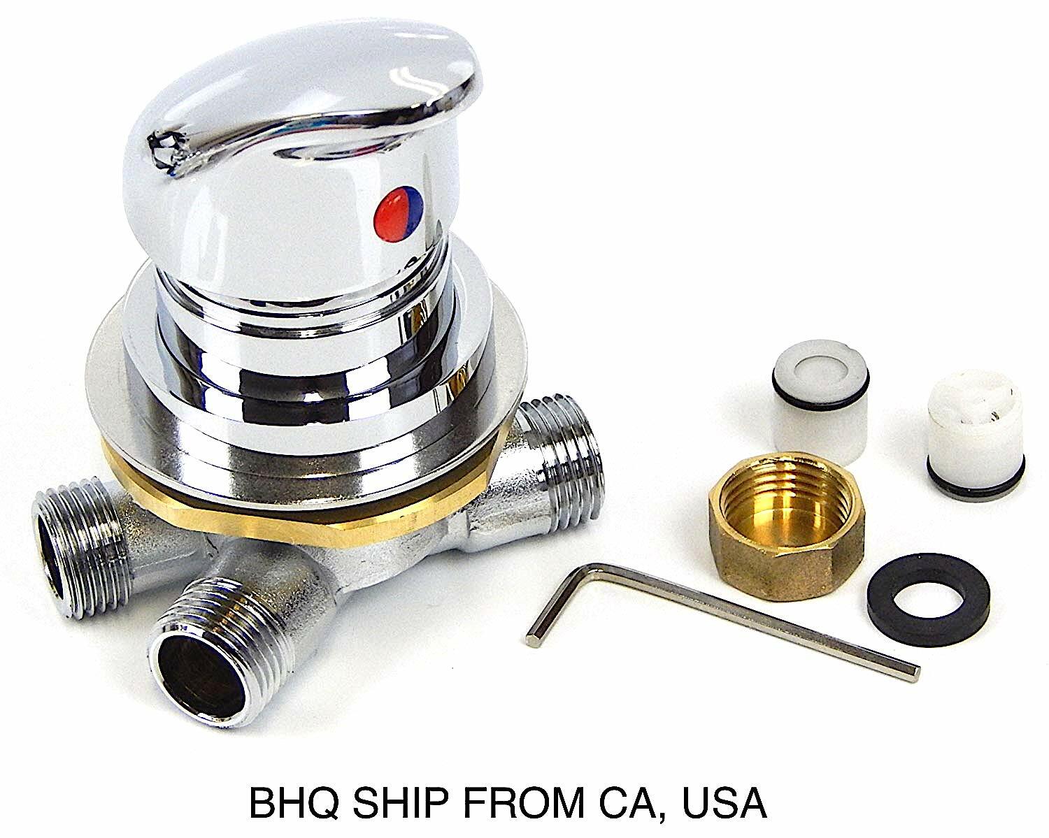 Pedicure Spa Chair Faucet 4 Way Hot and Cold Mixer Valve New!!!