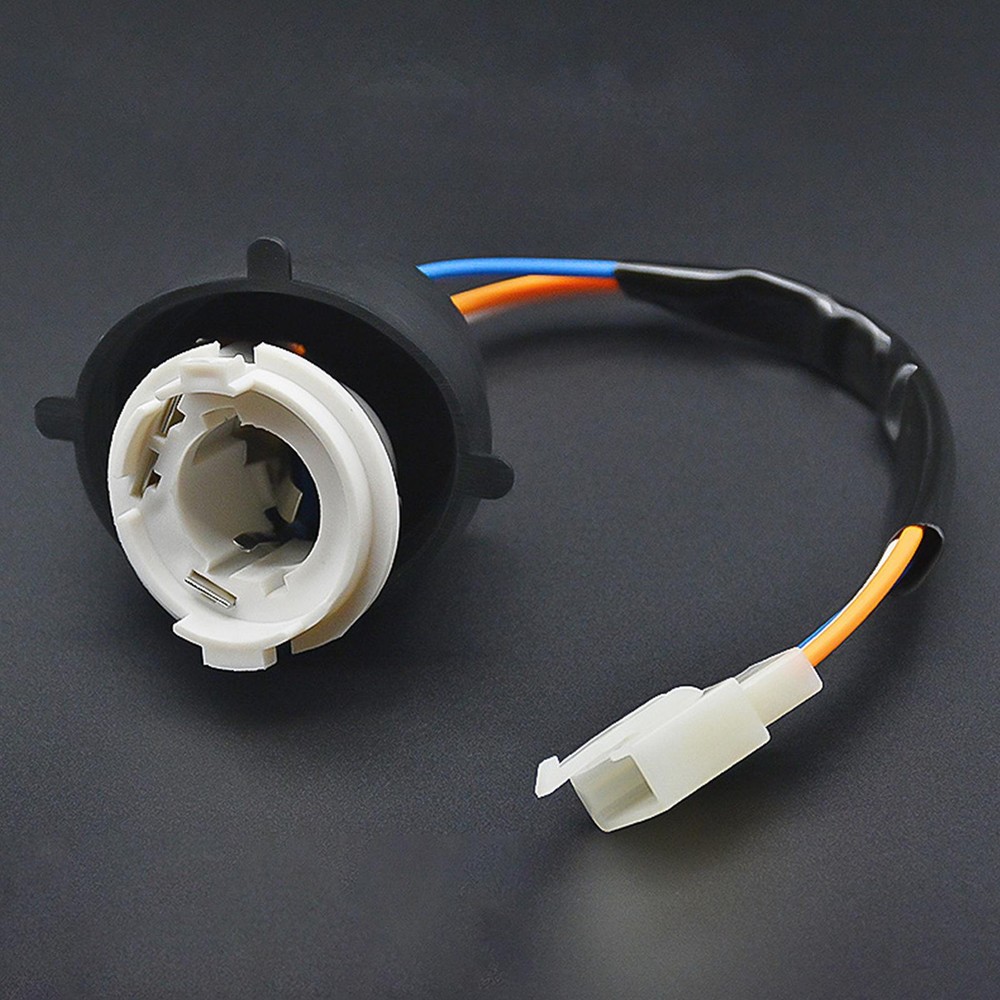 Multi-Purpose Lamp Socket LED Headlight Bulb Adapter Holder Socket for Scooter