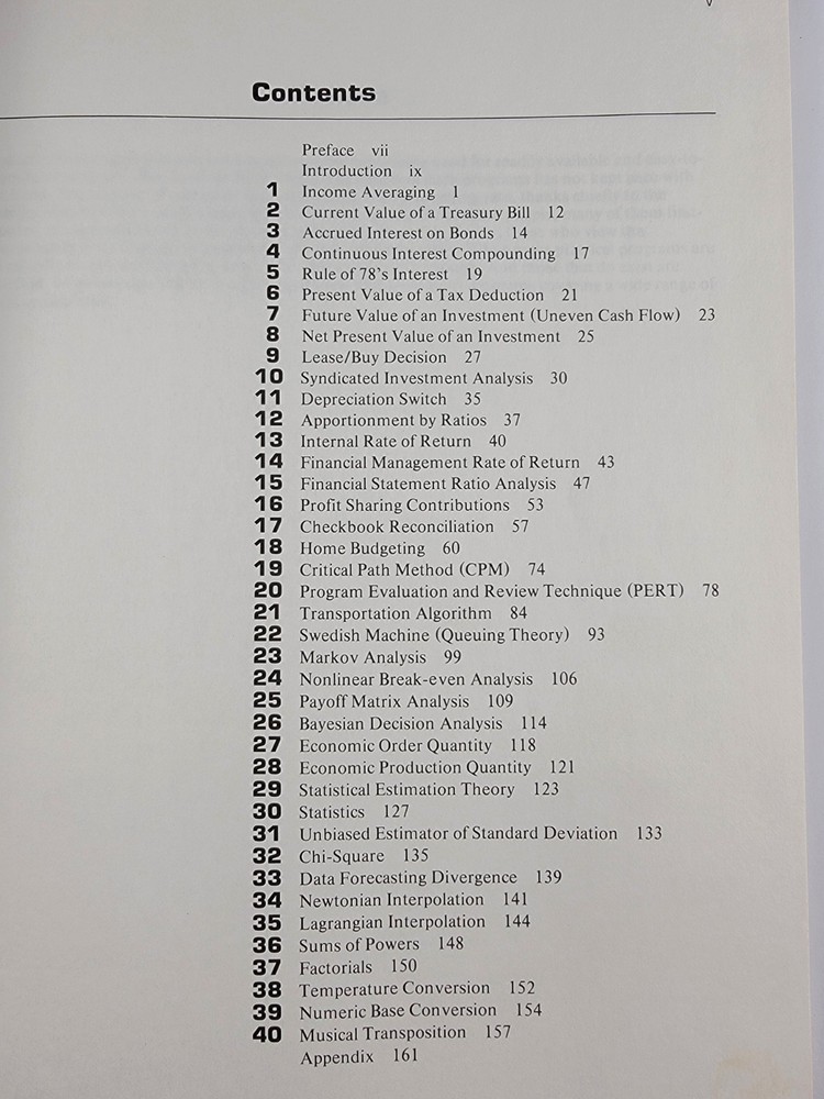 Original Vintage Practical Basic Programs IBM Edition By Lon Poole