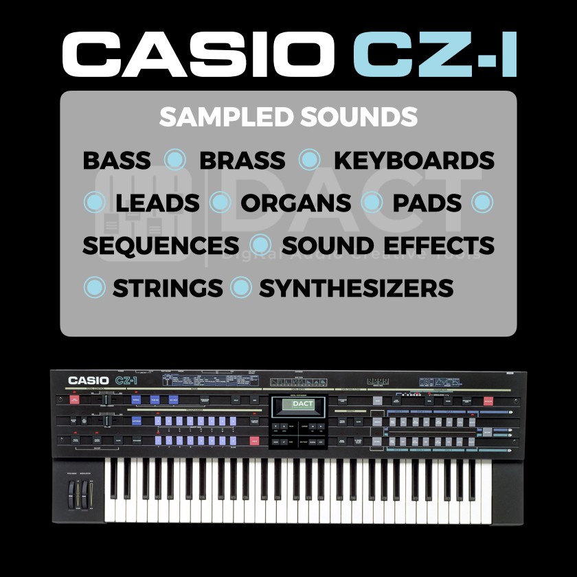 Casio CZ-1 Synthesizer Sample Library (2,000 Samples) - Instant Access