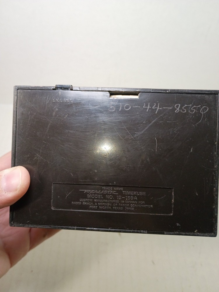 Realistic Timekube 12-159A 9v Antenna Untested