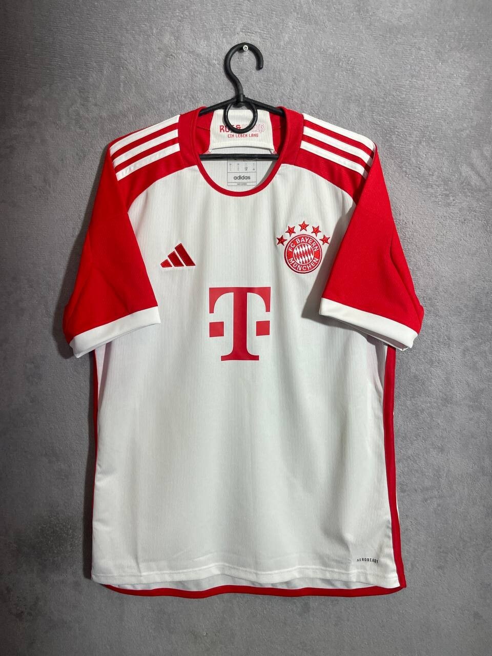 Bayern Munich Jersey Home Football Soccer Shirt White Adidas Trikot Men Size L