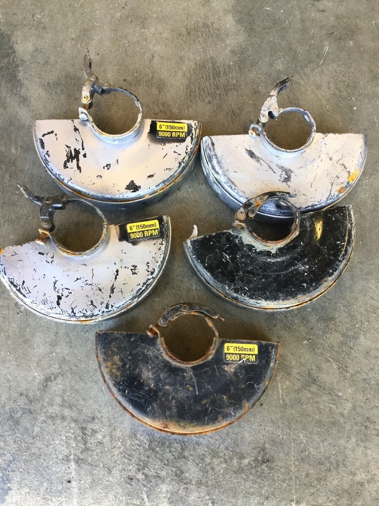 5 Dewalt Angle Grinder Guards 6”, For Cut-off Wheel