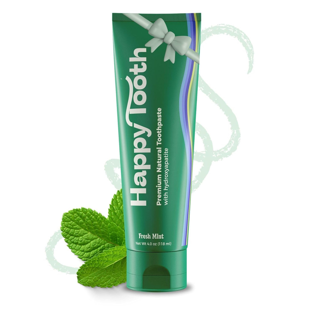 Hydroxyapatite Toothpaste, Fluoride-Free, Enamel Safe, Fresh Mint, 4 Oz