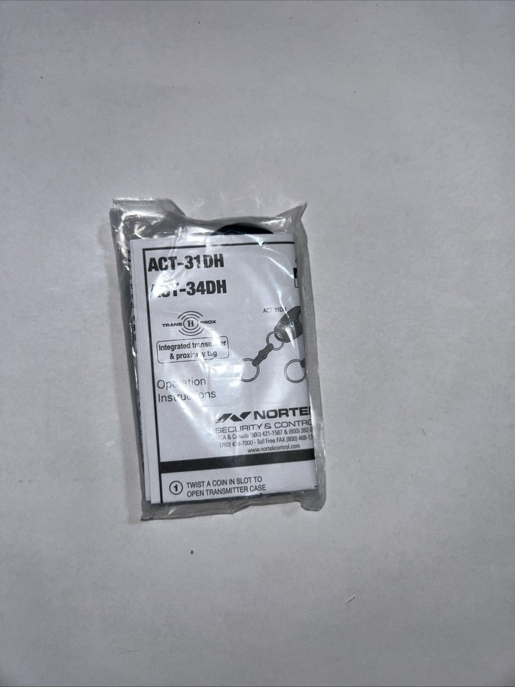 ACP00957 Linear MegaCode Block Coded Key Ring Transmitter &Weigand Tag ACT-31DH