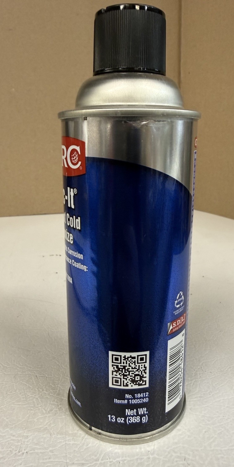 CRC 05048 Zinc-It Instant Cold Galvanize - 13 Wt Oz,Gray