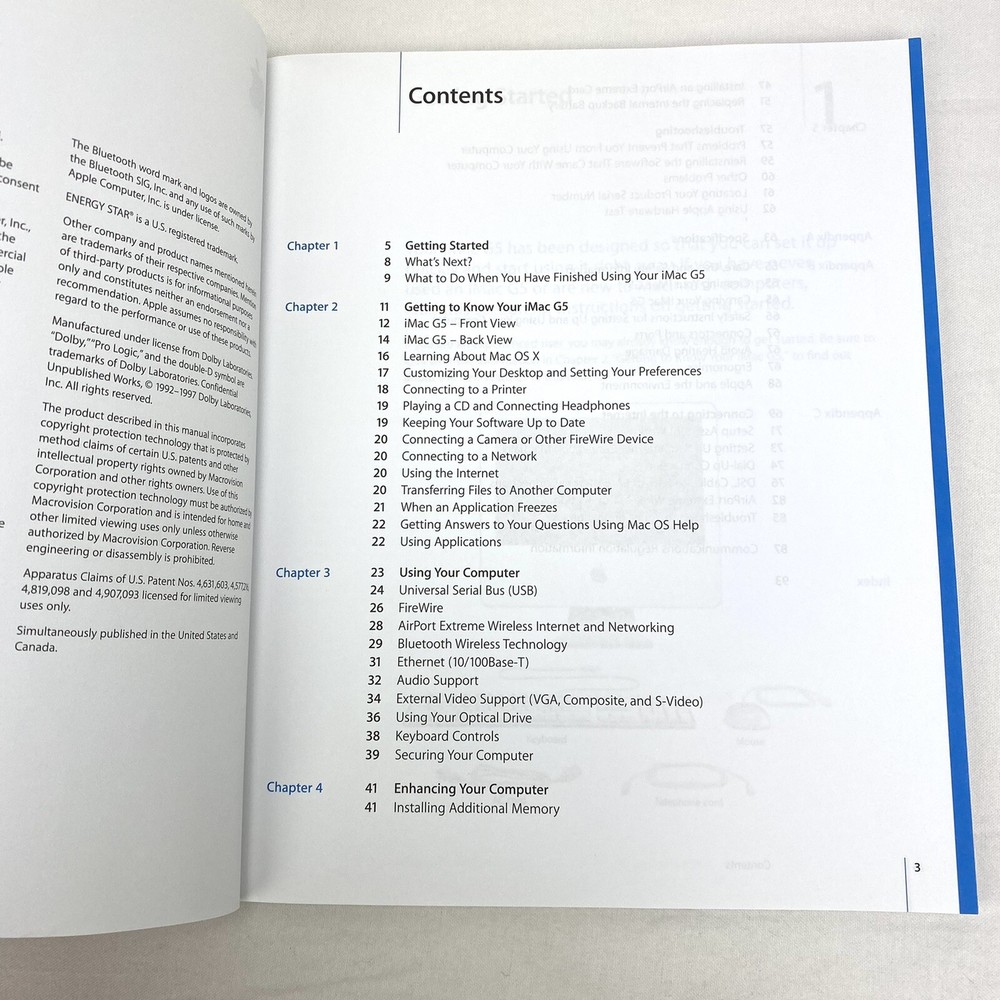 Macintosh Apple iMac G5 User’s Guide (034-2855-A) Mac Computer Manual