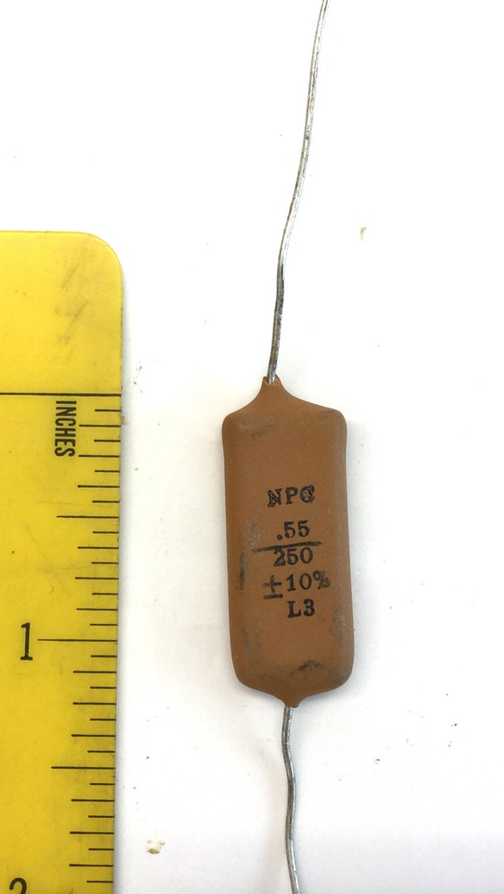 10 – NOS NPC Ceramic Capacitors .55 mfd @ 250 v