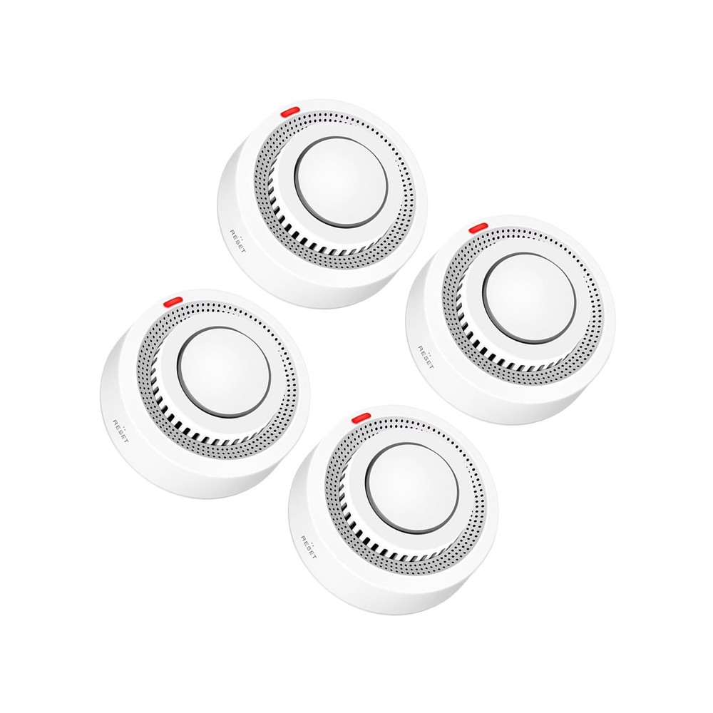 Tuya Smart WiFi Smoke Sensor Fire Protection 85dB Sound Security System ControG0