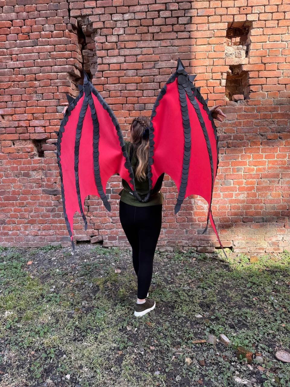 ed Dragon Wings Cosplay Large Demon Bat Wings Gothic Costume Adult Fursuit