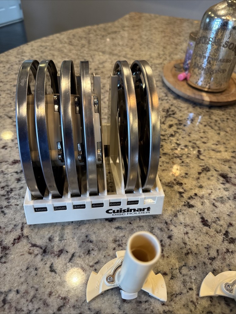 Cuisinart Food Processor DLC-7 Pro Stem Adapter, Disc Blades, Accessory Bundle
