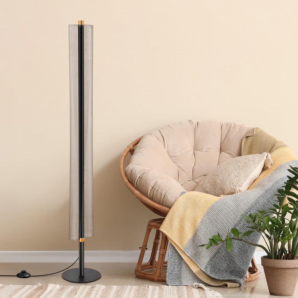 Modern Floor Lamp Dimmable Standing Lamp With Remote Control Stepless Adjustable