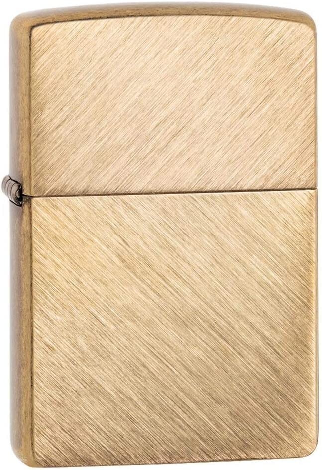 Zippo Herringbone Sweep Brass 29830
