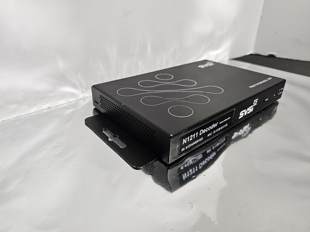 SVSi N1211 Networked AV Decoder Security Surveillance Monitoring Audio Visual