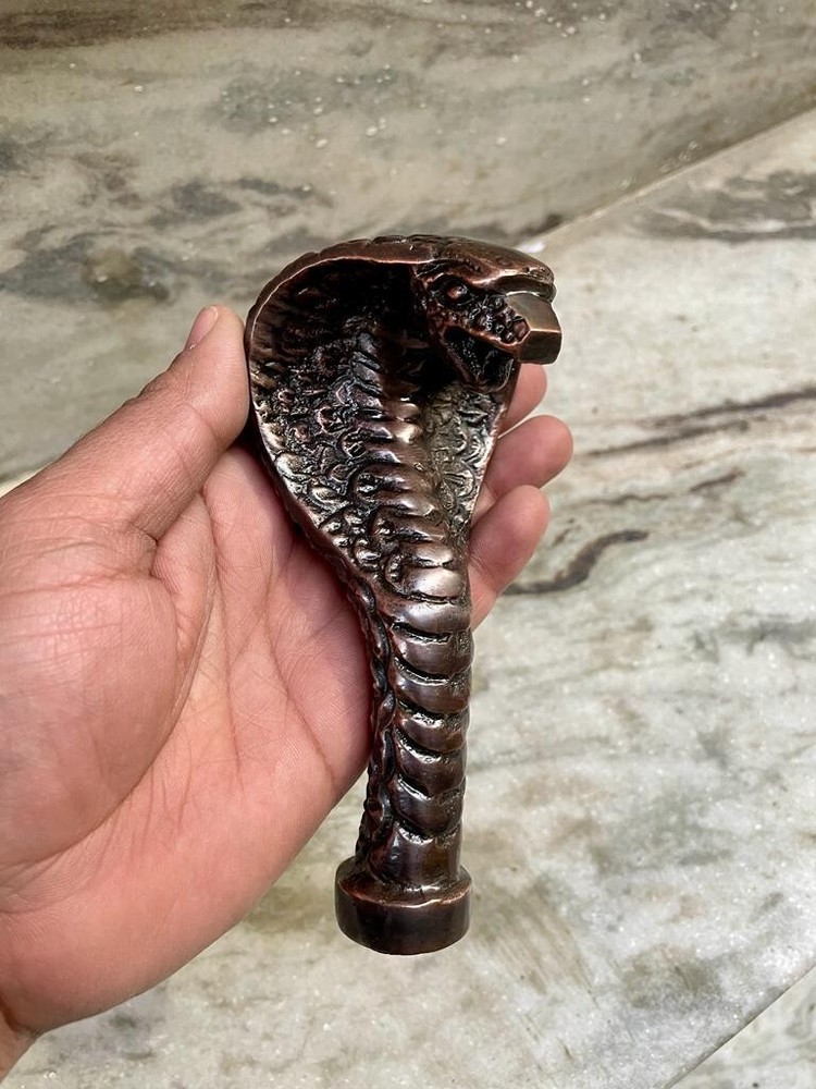 Cobra Head Handle Handmade Design Walking Stick cane