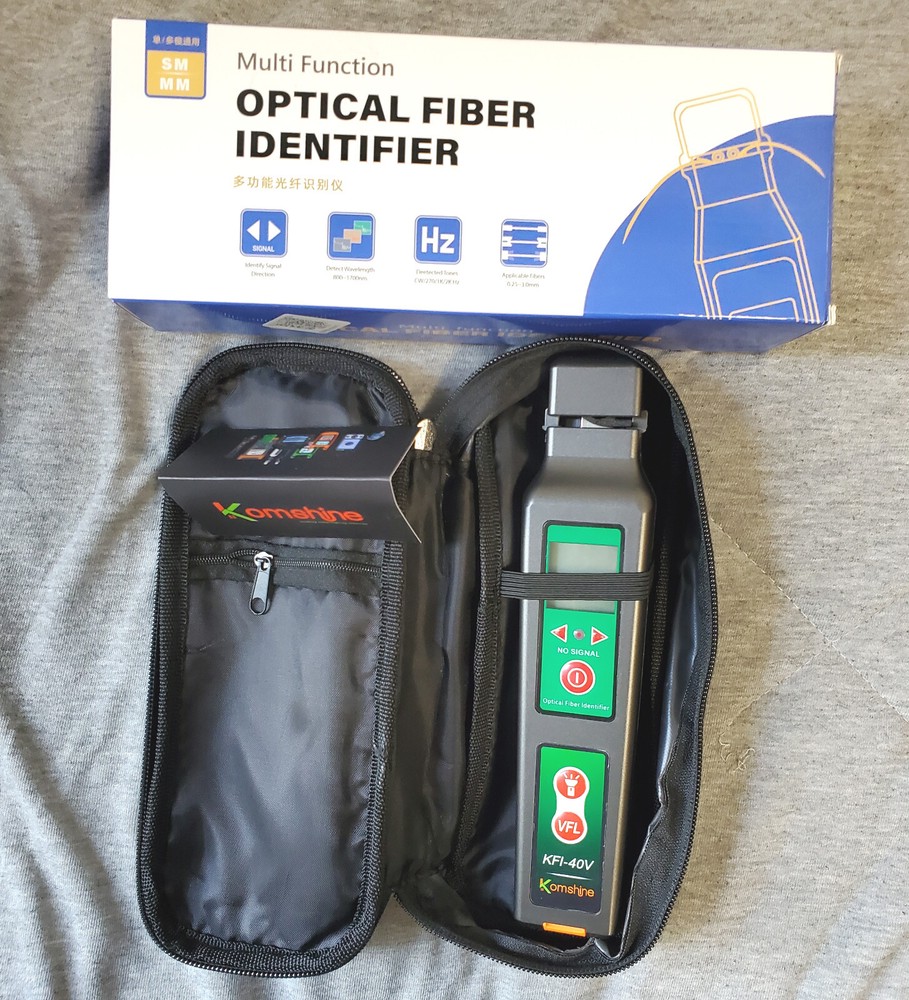 New in box - MULTI FUNCTION OPTICAL FIBER IDENTIFIER - KomShine KFI-40V