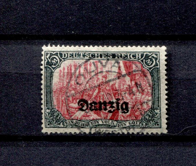 Danzig - Nr. 15B Canceled. Certified Infla (AU)