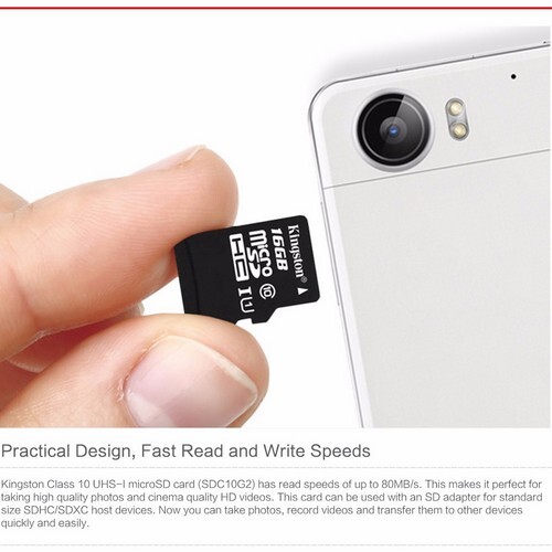 Original Kingston Class10 U1 512GB MicroSDXC Flash Memory TF Card With Adapter