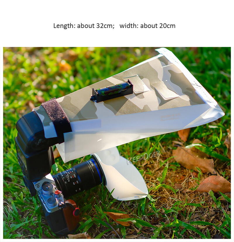 Macro Photography Reflector Cover Soft Box Diffuser For Flash Lamp Flashlight