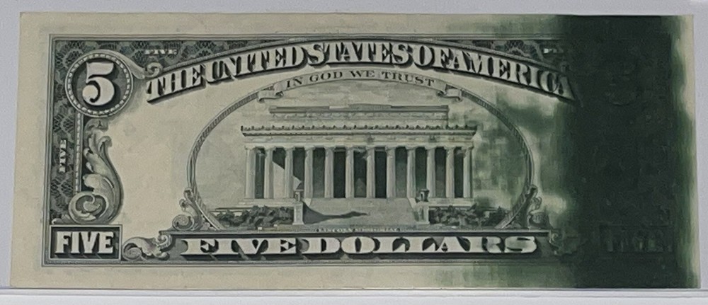 Bill Error - 1995 $5