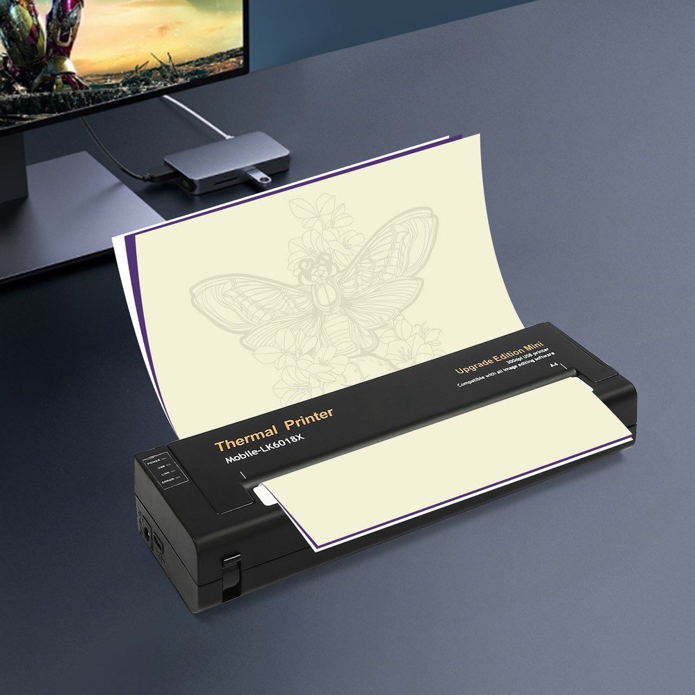 A4 Printer Portable Tabletop Thermal Printer Electric Printing Transfer Machine