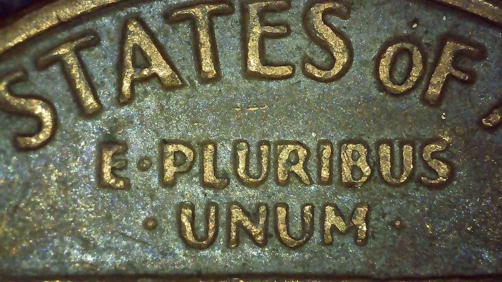 1969 D Lincoln Penny error floating roof, missing FG