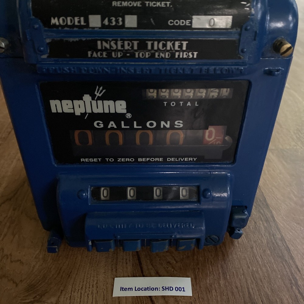 NEPTUNE MODEL 433 PRINT 0-METER REGISTER