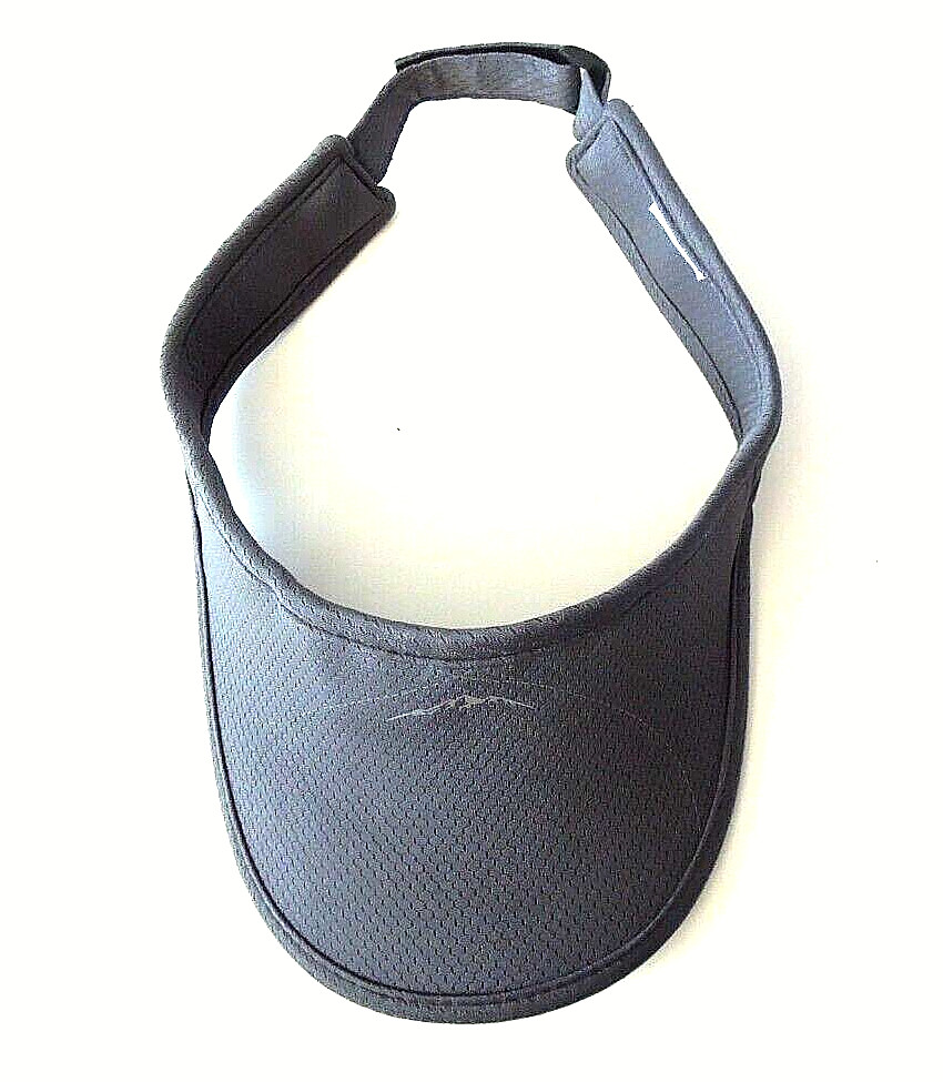 gray visor - one size fits most - mountain logo