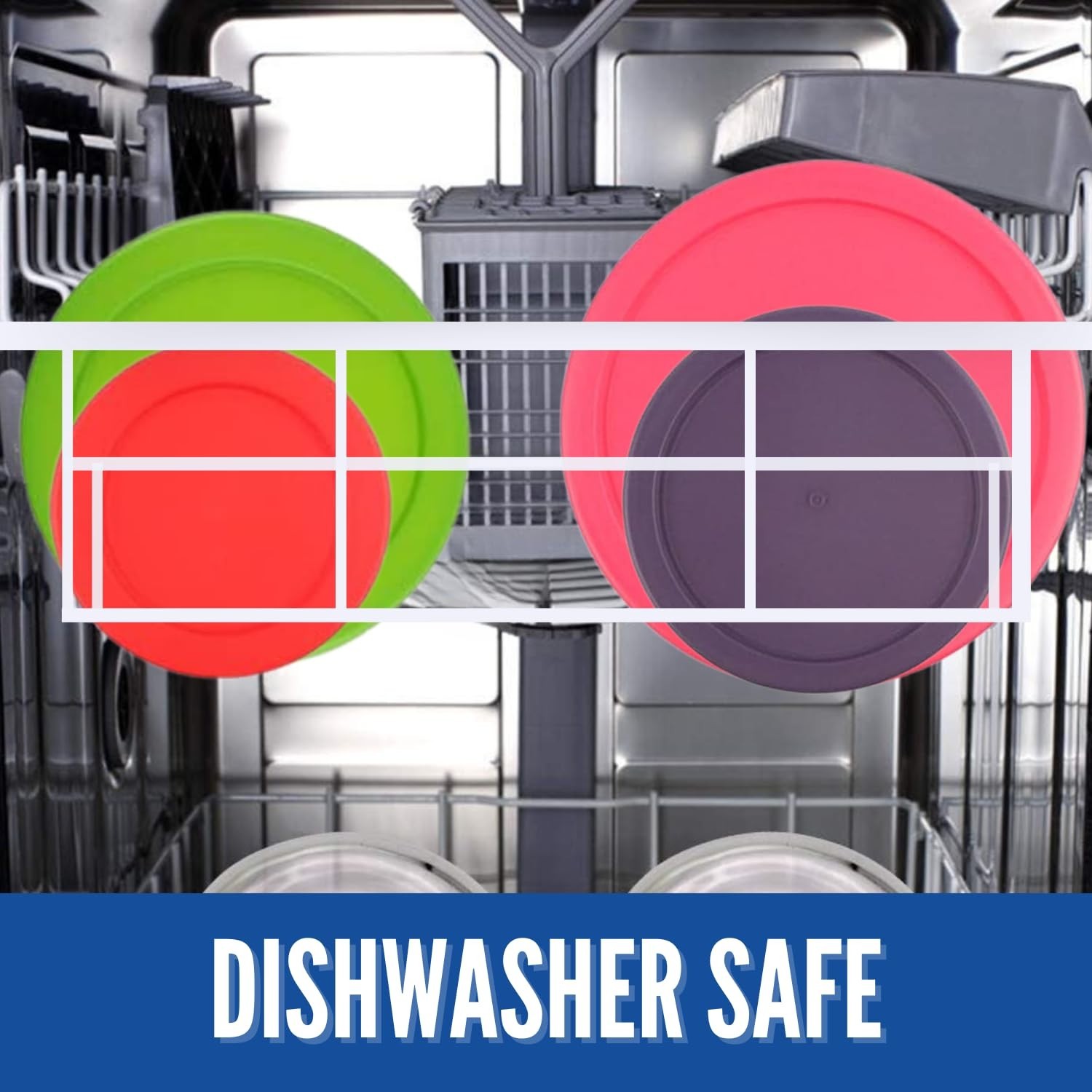 Replacement Lids for Pyrex Glass Containers 1-Cup 2-Cup 4-Cup 7 Cup Round 9pcs