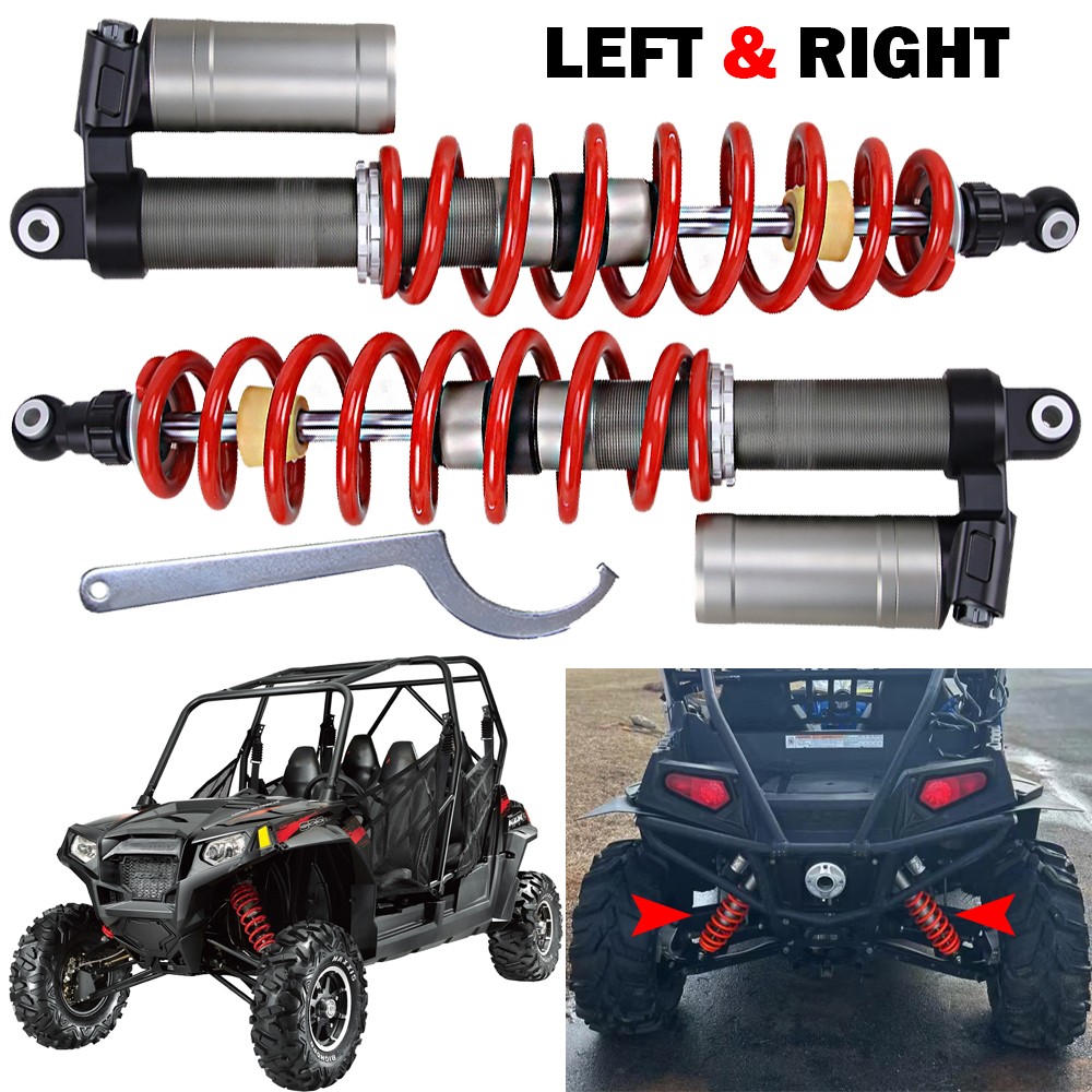 STAGE 5 ADJUSTABLE REAR AIR SHOCKS ABSORBERS FOR POLARIS RZR 800 S EFI 2009-2014