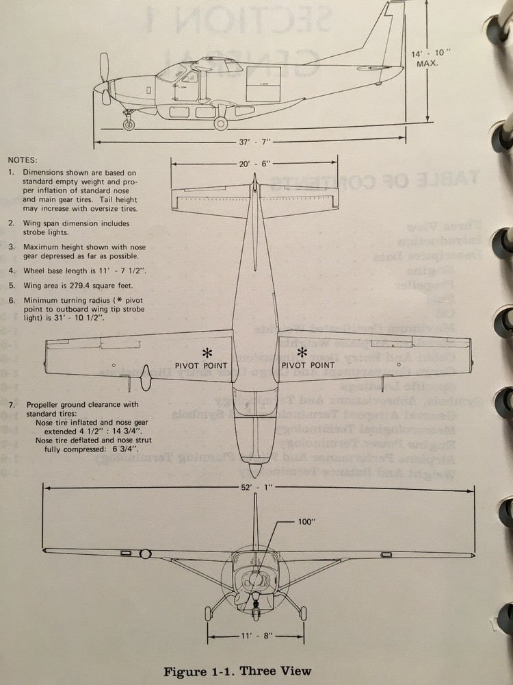 1985 Cessna 208A POH Pilot's Operating Manual