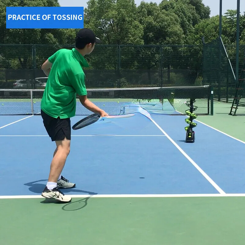 Tennis Ball Throwing Machine Portable Automatic Ball Throwing Training Machine