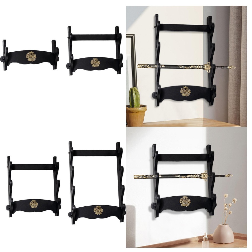Samurai Sword Stand Wall Mount Decorative Sword Display