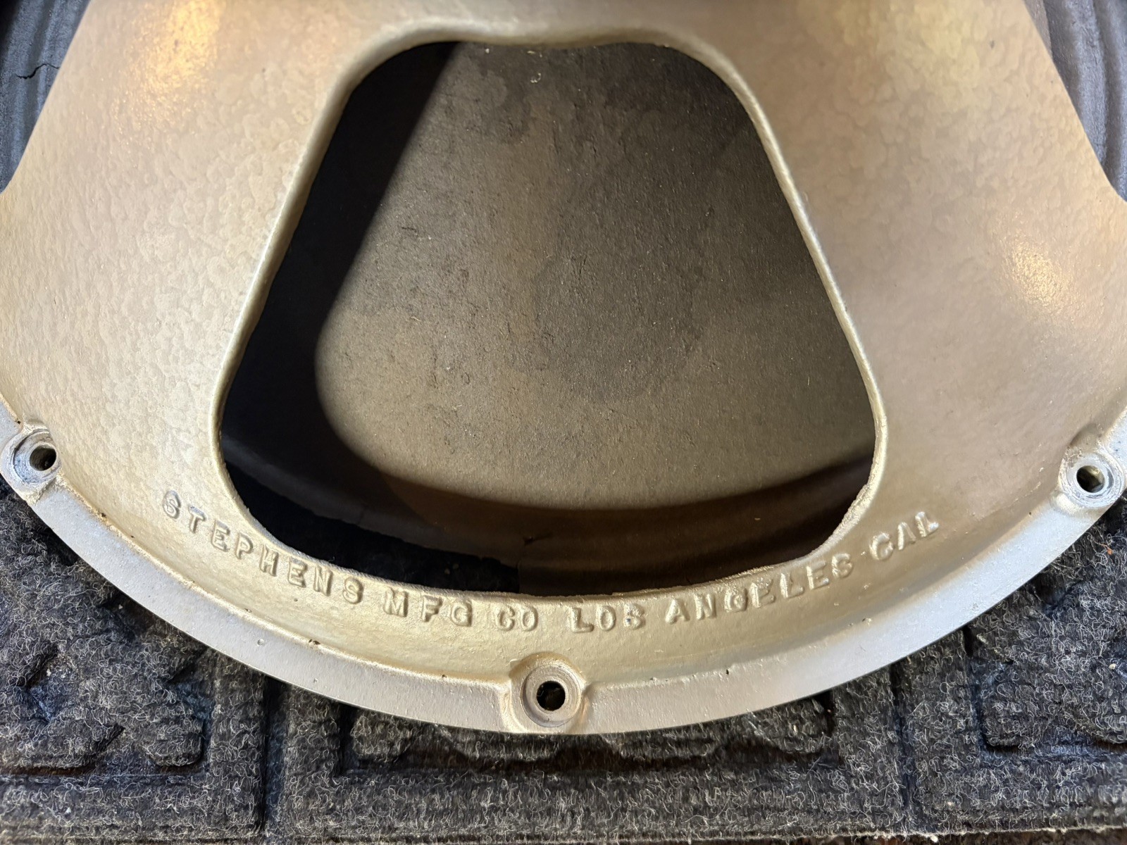 Rare Early Stephens Tru-Sonic 15 Inch Vintage Speaker For Parts Or Restoration