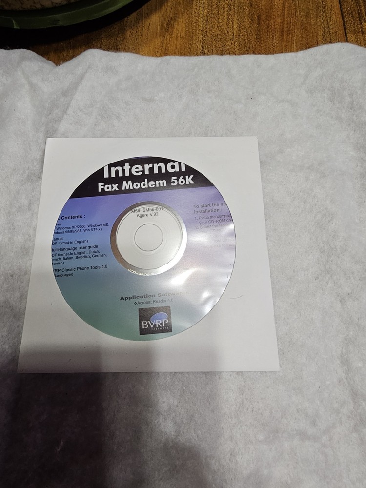 Apollo Internal Fax Modem Model 56k