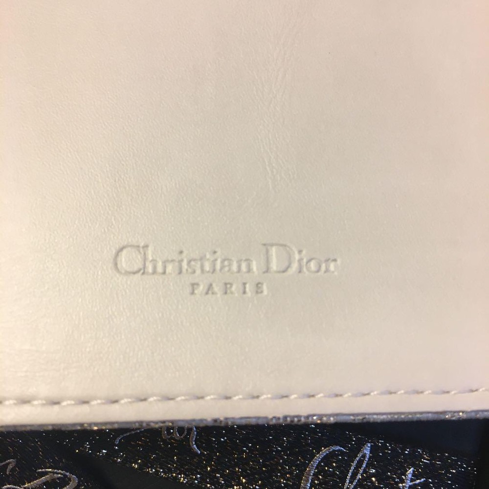 Christian Dior Trotter pattern Agenda notebook notepad oblique Color Gold