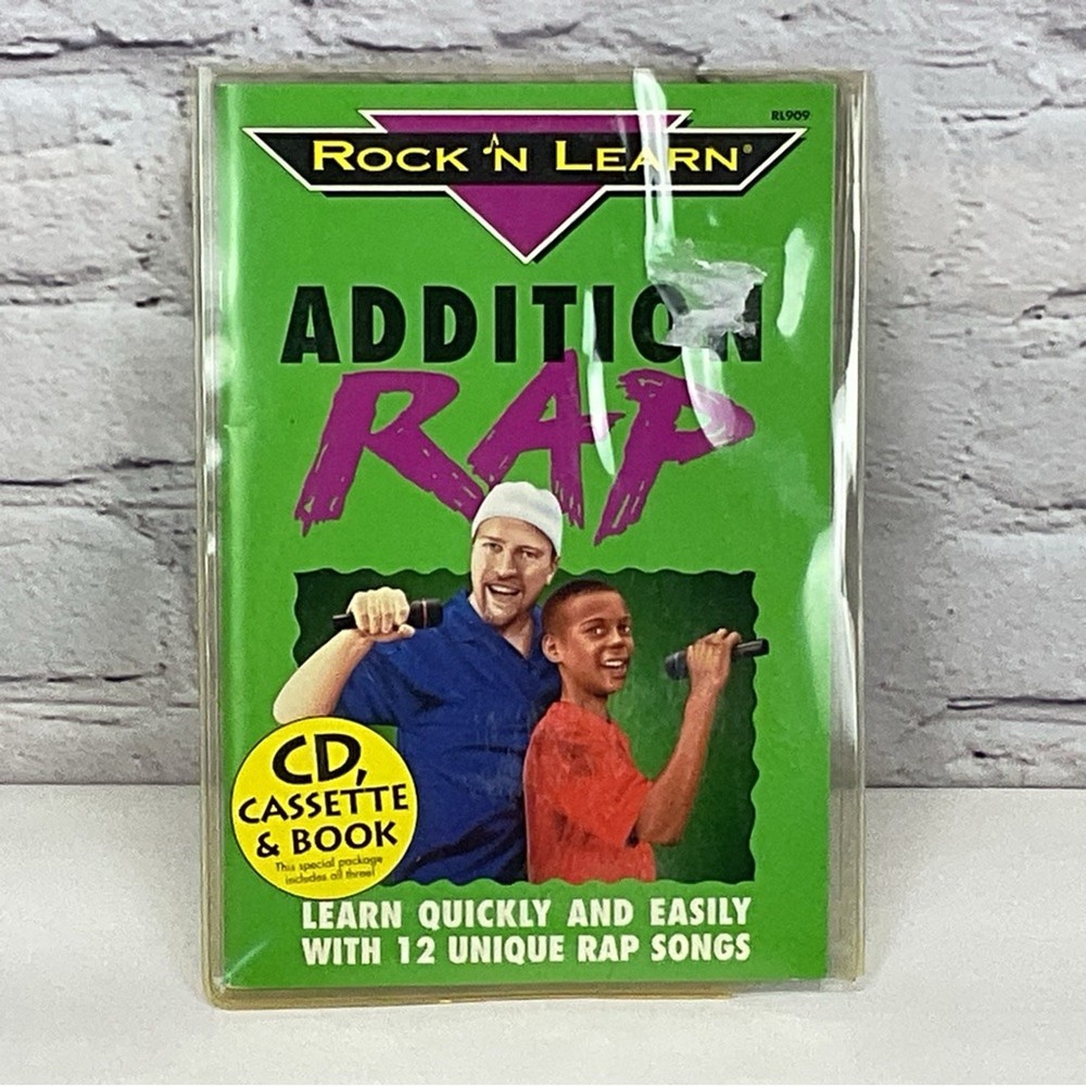 Rock 'N Learn Addition Rap & Division Rap Educational Fun *Missing Division CD*