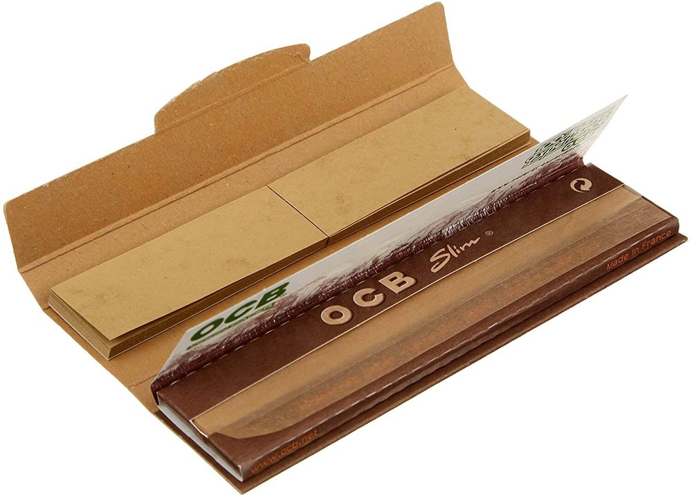 OCB Virgin Slim Rolling Papers + Tips - 10 Packs